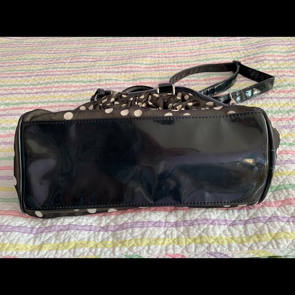 NWOT!💛Chocolate Polka Dot Handbag - Picture 9 of 9